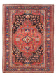 Hamadan Teppich 154x221cm - Perserteppich - hellrot
