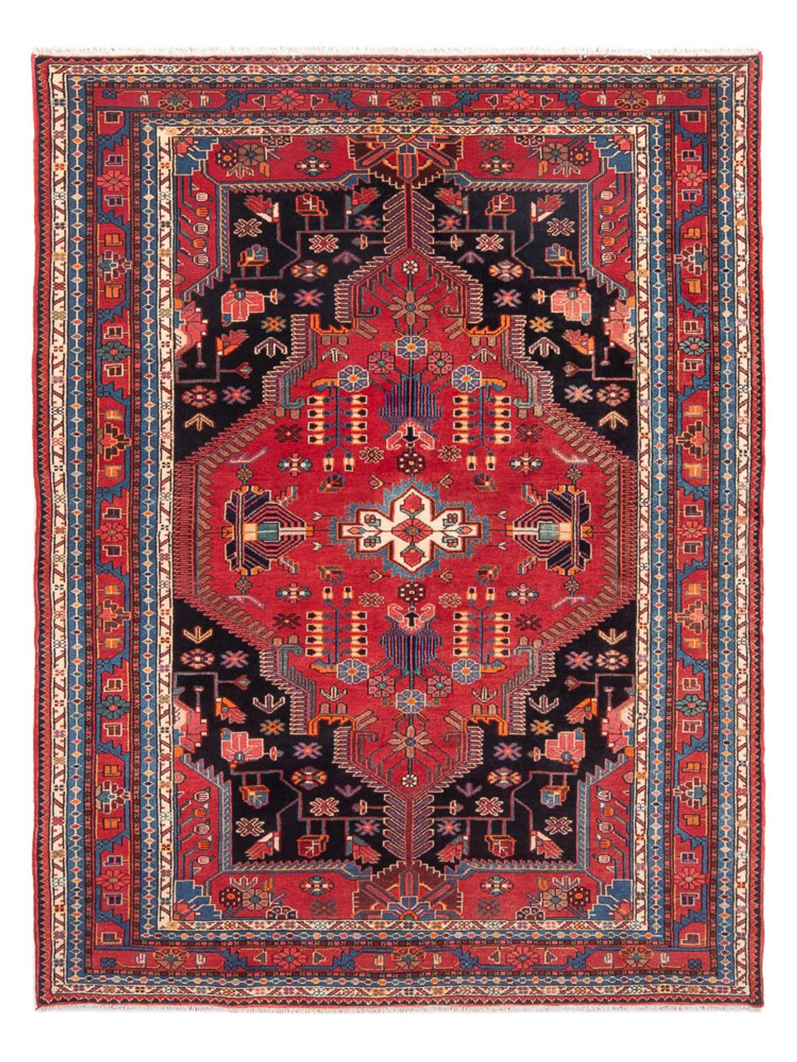 Perserteppich - Nomadic - 222 x 154 cm - rot