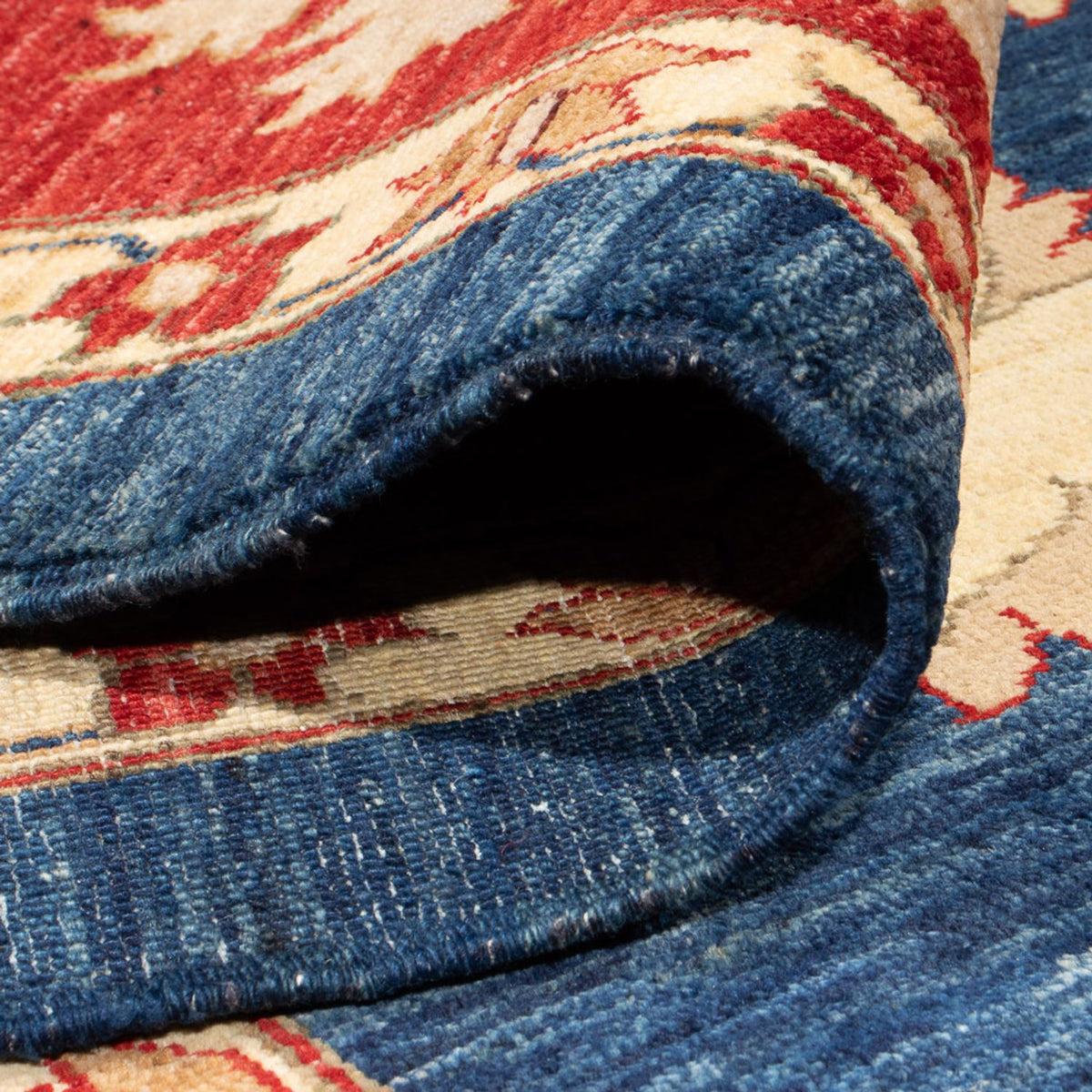 Ziegler Teppich - 379 x 276 cm - dunkelblau