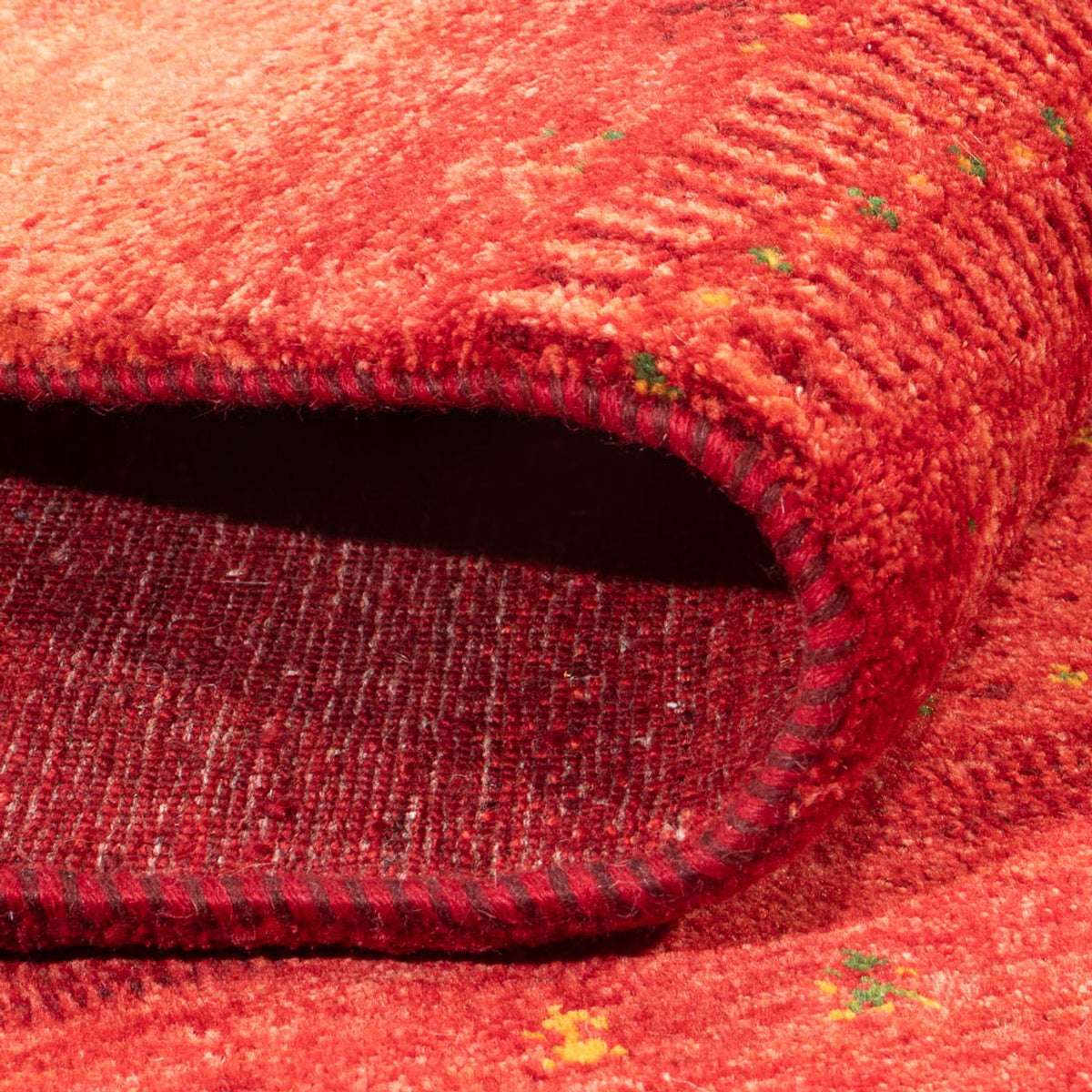 Gabbeh Teppich - Loribaft Perser - 247 x 172 cm - rot