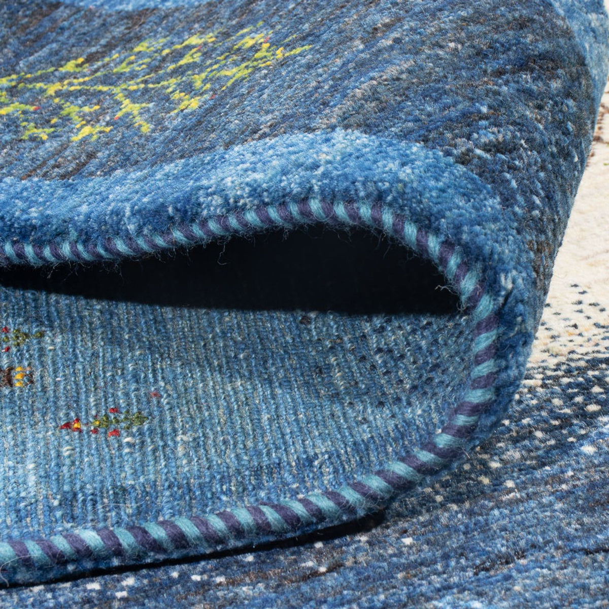 Gabbeh Teppich - Loribaft Perser - 247 x 181 cm - mehrfarbig