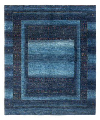 Gabbeh Teppich - Loribaft Perser - 216 x 183 cm - dunkelblau