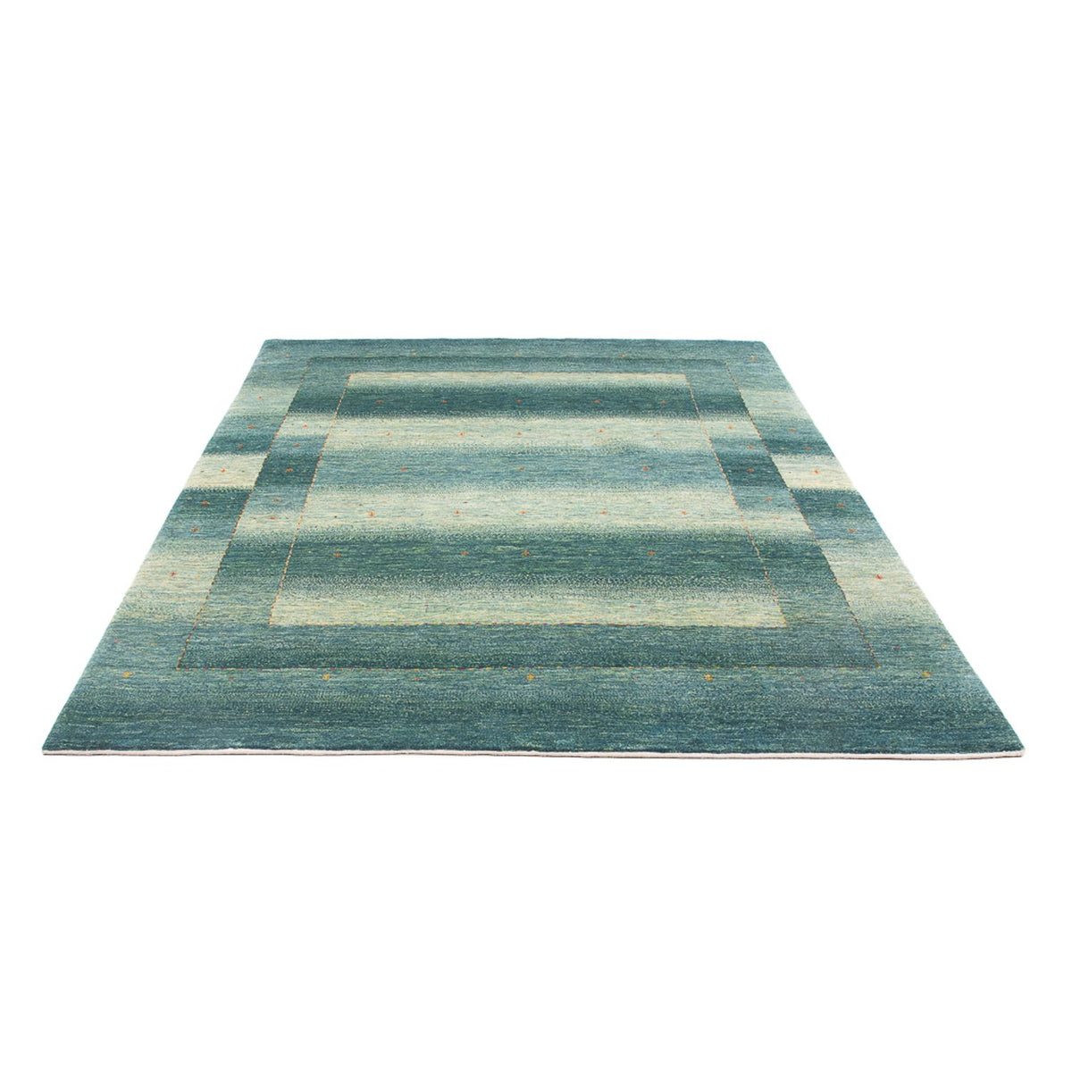 Gabbeh Teppich - Loribaft Perser - 250 x 168 cm - hellblau