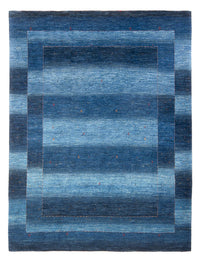 Gabbeh Teppich - Loribaft Perser - 232 x 179 cm - seeblau