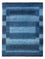 Gabbeh Teppich - Loribaft Perser - 232 x 179 cm - seeblau