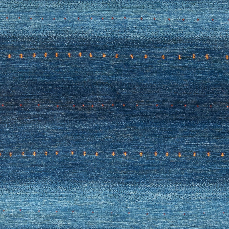 Gabbeh Teppich - Loribaft Perser - 241 x 180 cm - seeblau