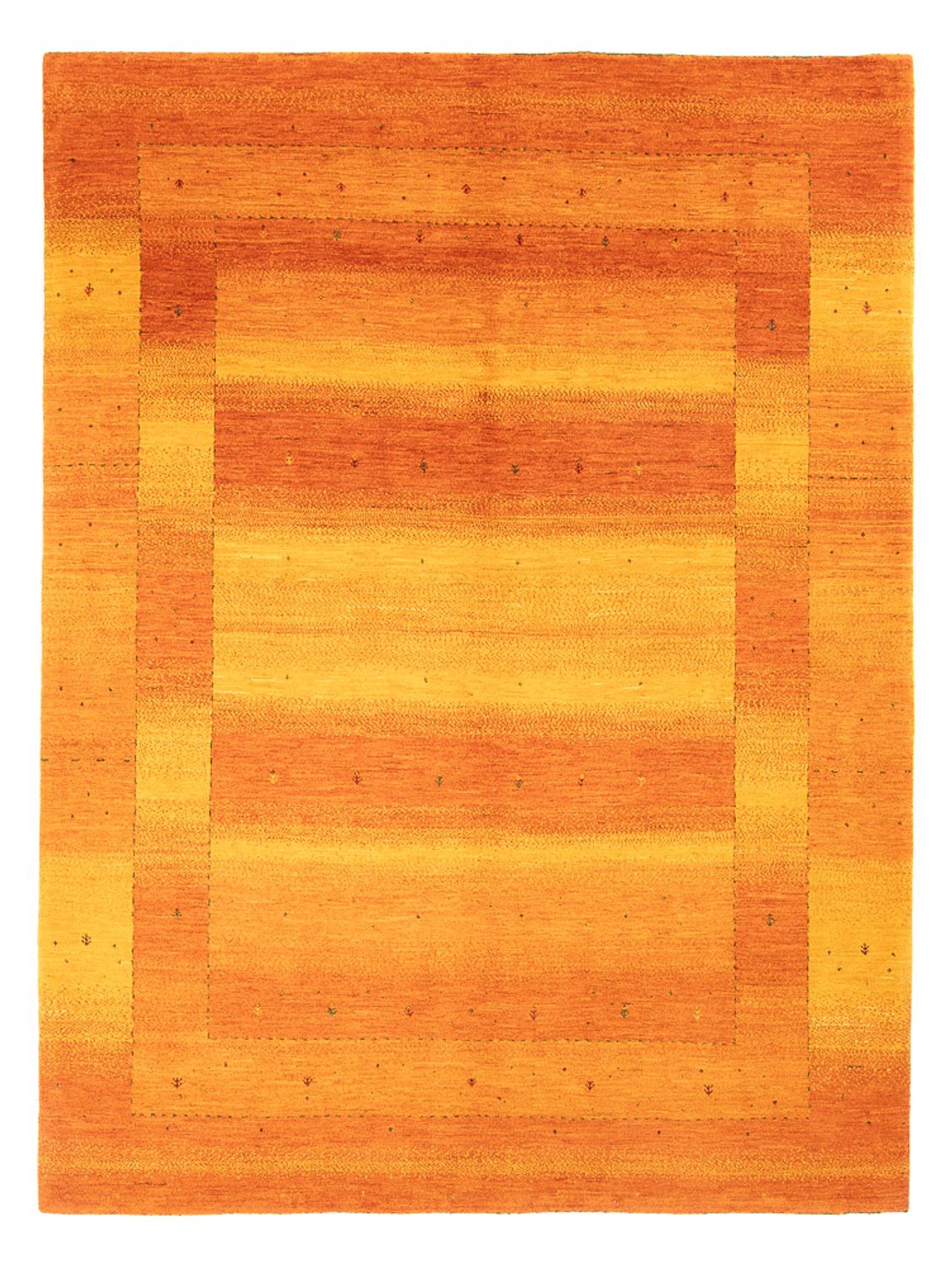 Gabbeh Teppich - Loribaft Perser - 238 x 183 cm - gold