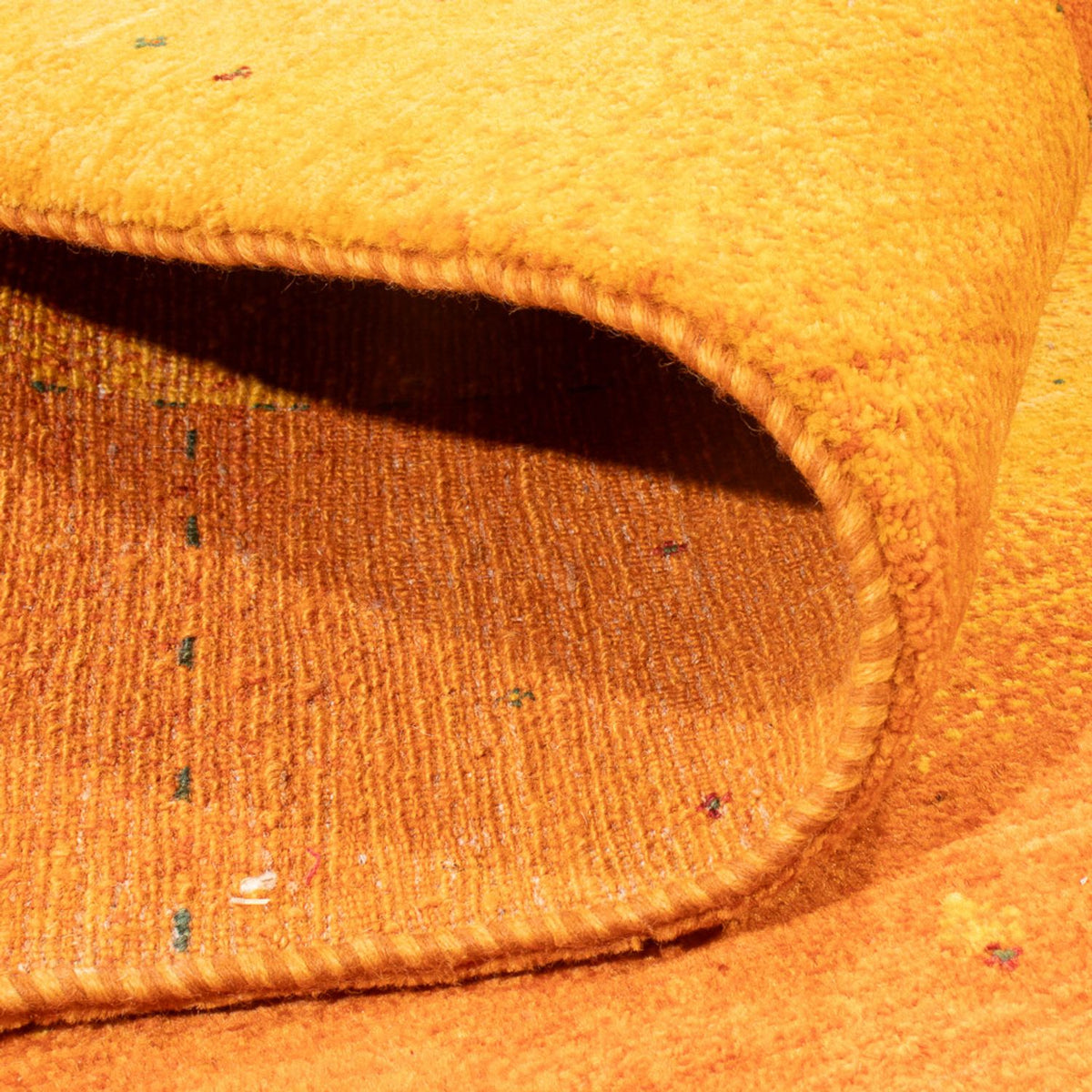 Gabbeh Teppich - Loribaft Perser - 238 x 183 cm - gold