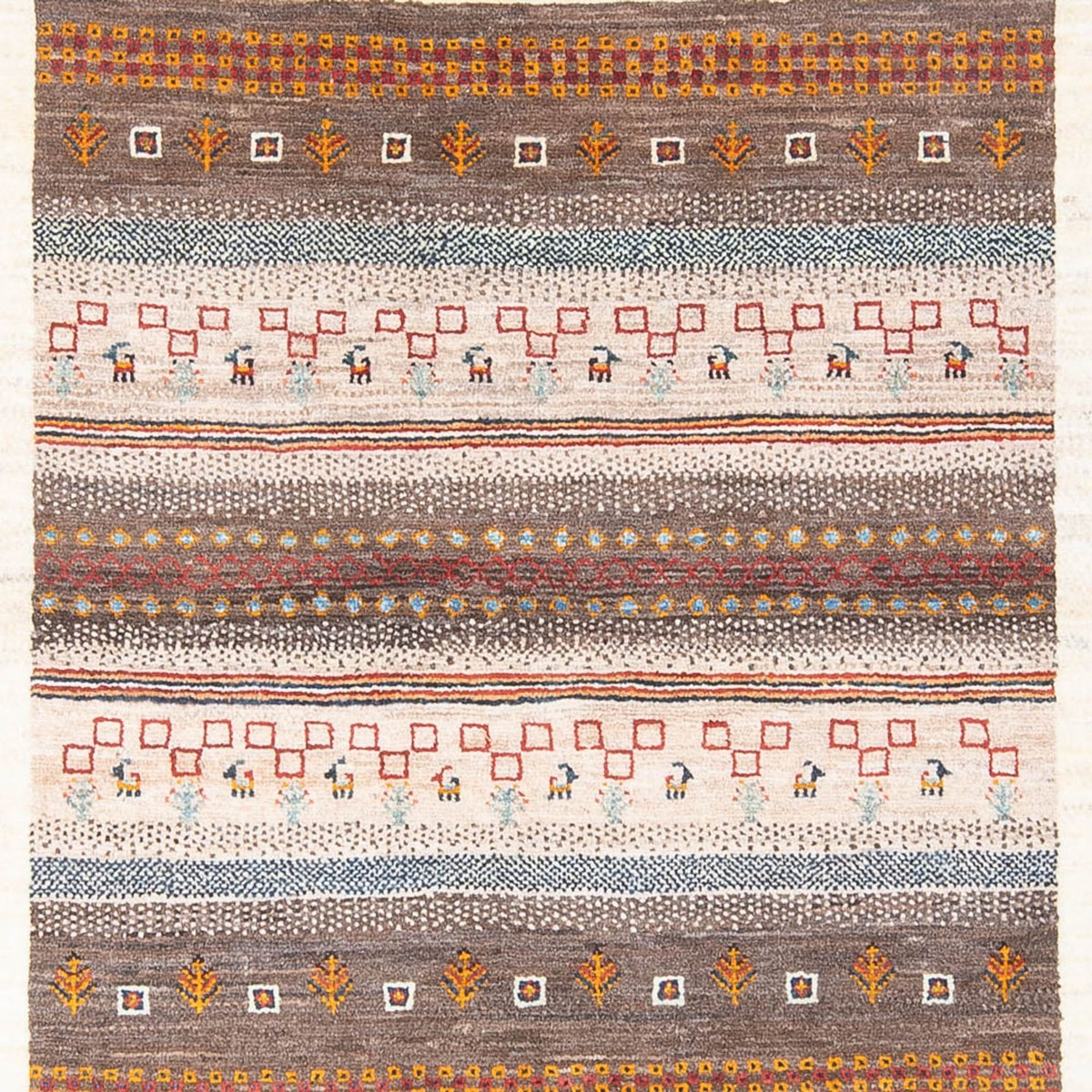 Gabbeh Teppich - Loribaft Perser - 226 x 160 cm - mehrfarbig