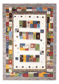 Gabbeh Teppich - Loribaft Perser - 258 x 178 cm - mehrfarbig