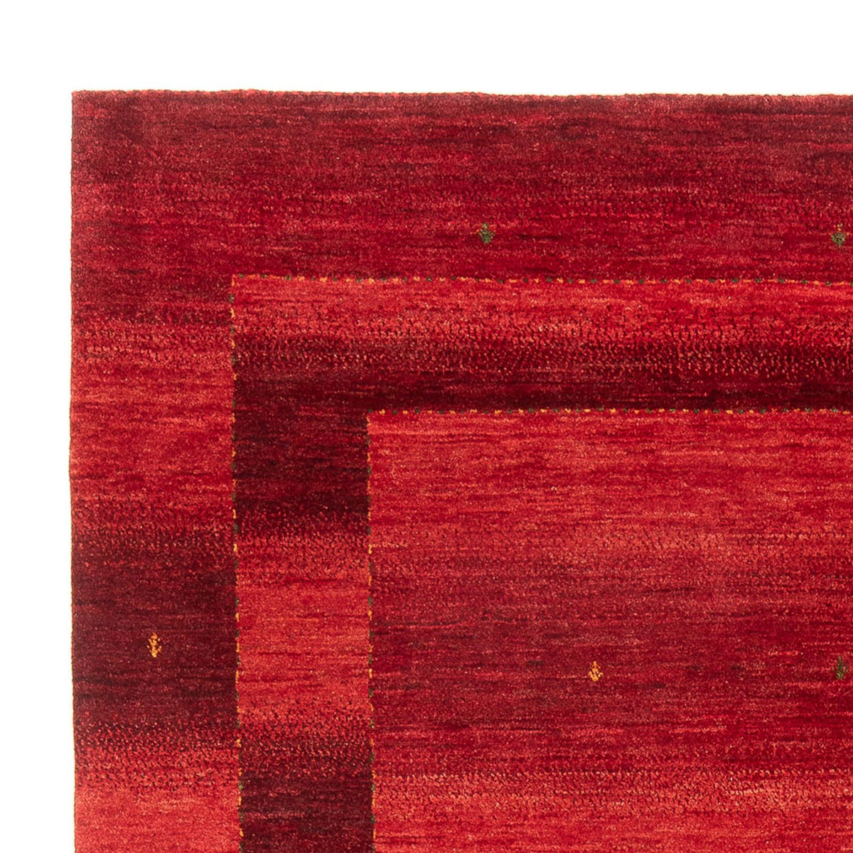 Gabbeh Teppich - Loribaft Perser - 240 x 183 cm - rot