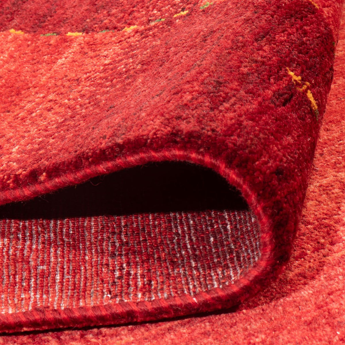 Gabbeh Teppich - Loribaft Perser - 240 x 183 cm - rot