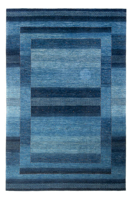 Gabbeh Teppich - Loribaft Perser - 287 x 196 cm - seeblau