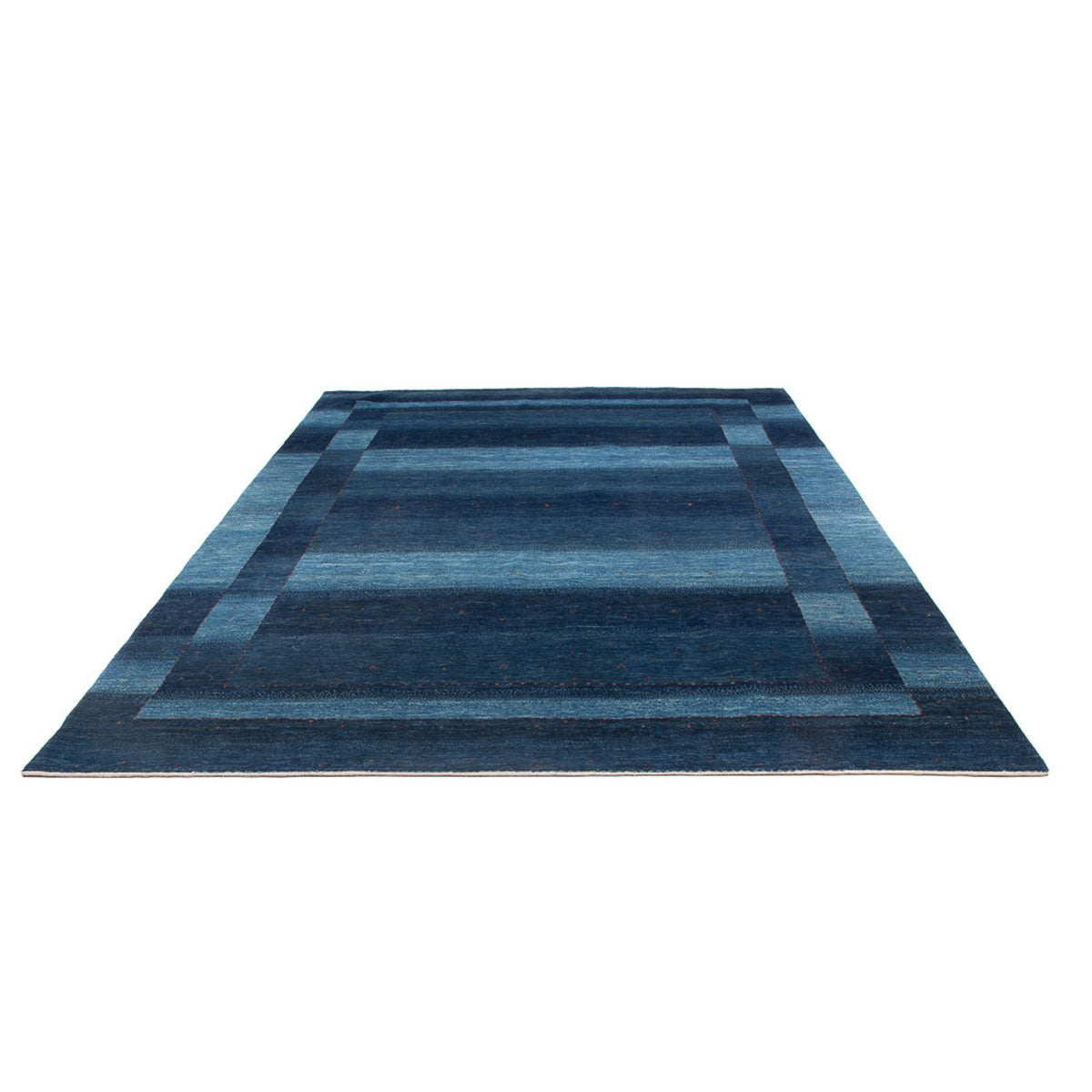 Gabbeh Teppich - Loribaft Perser - 331 x 222 cm - seeblau
