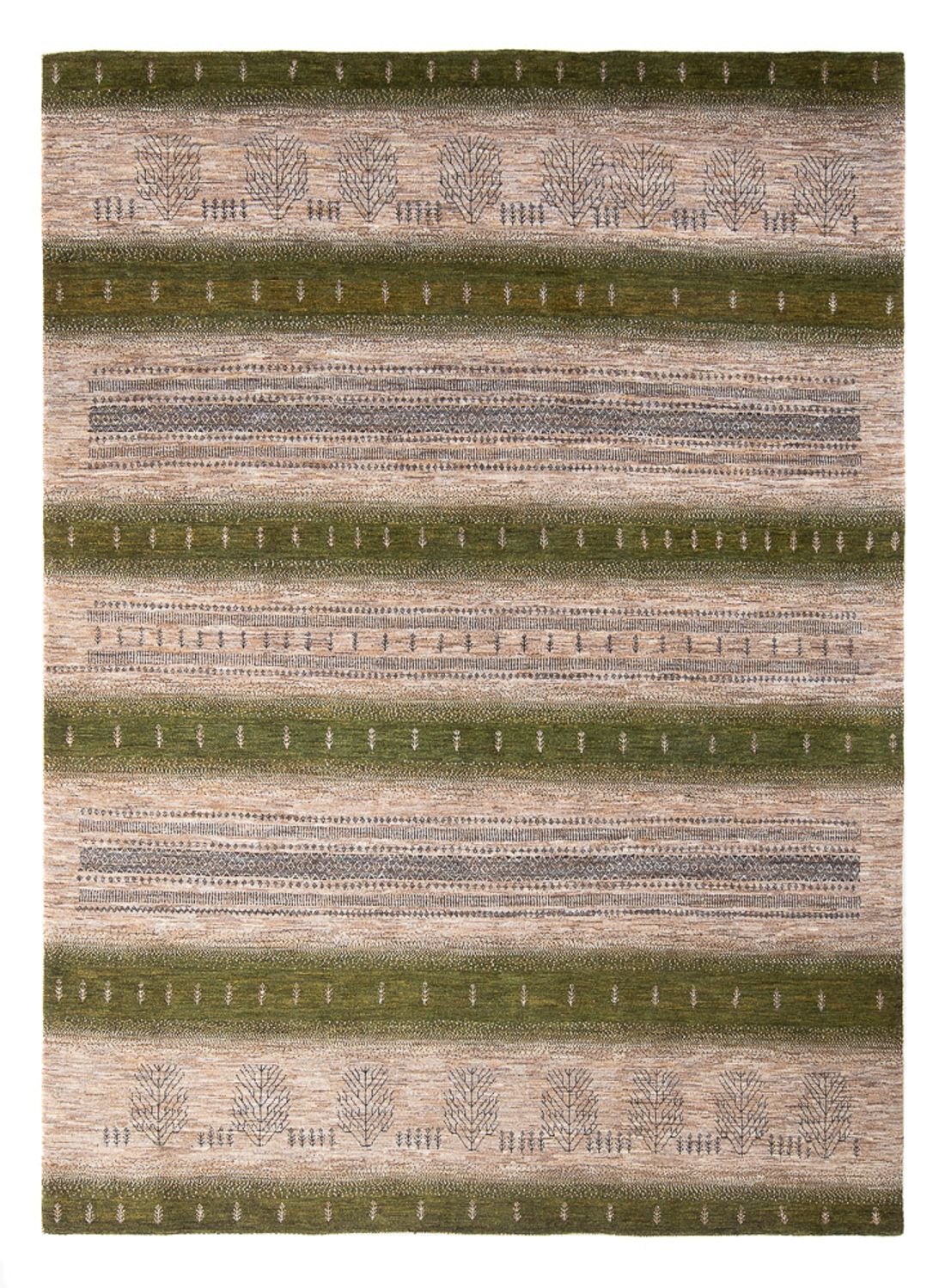 Gabbeh Teppich - Loribaft Perser - 294 x 220 cm - mehrfarbig