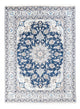 Perserteppich - Nain - Royal - 206 x 149 cm - blau