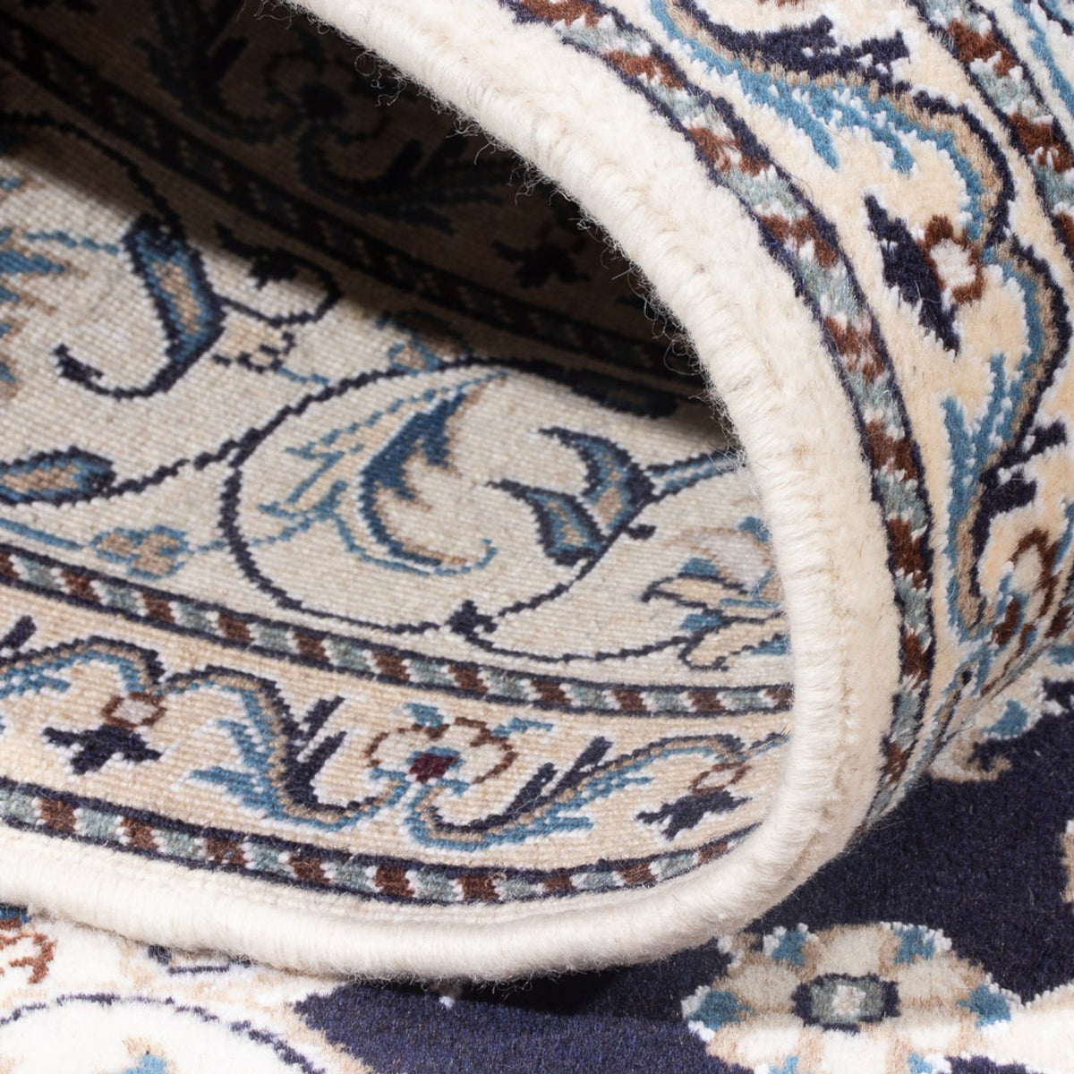 Perserteppich - Nain - Royal - 200 x 155 cm - dunkelblau