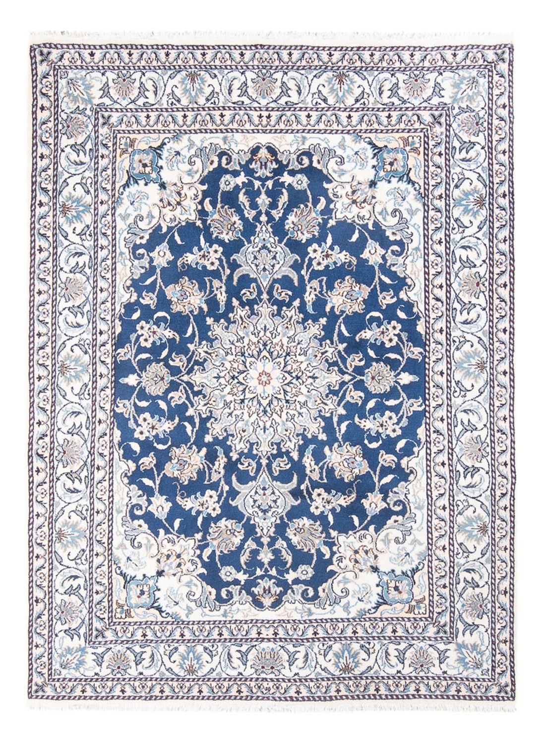 Perserteppich - Nain - Royal - 203 x 146 cm - blau