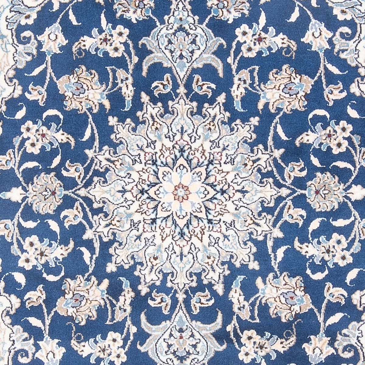 Perserteppich - Nain - Royal - 203 x 146 cm - blau
