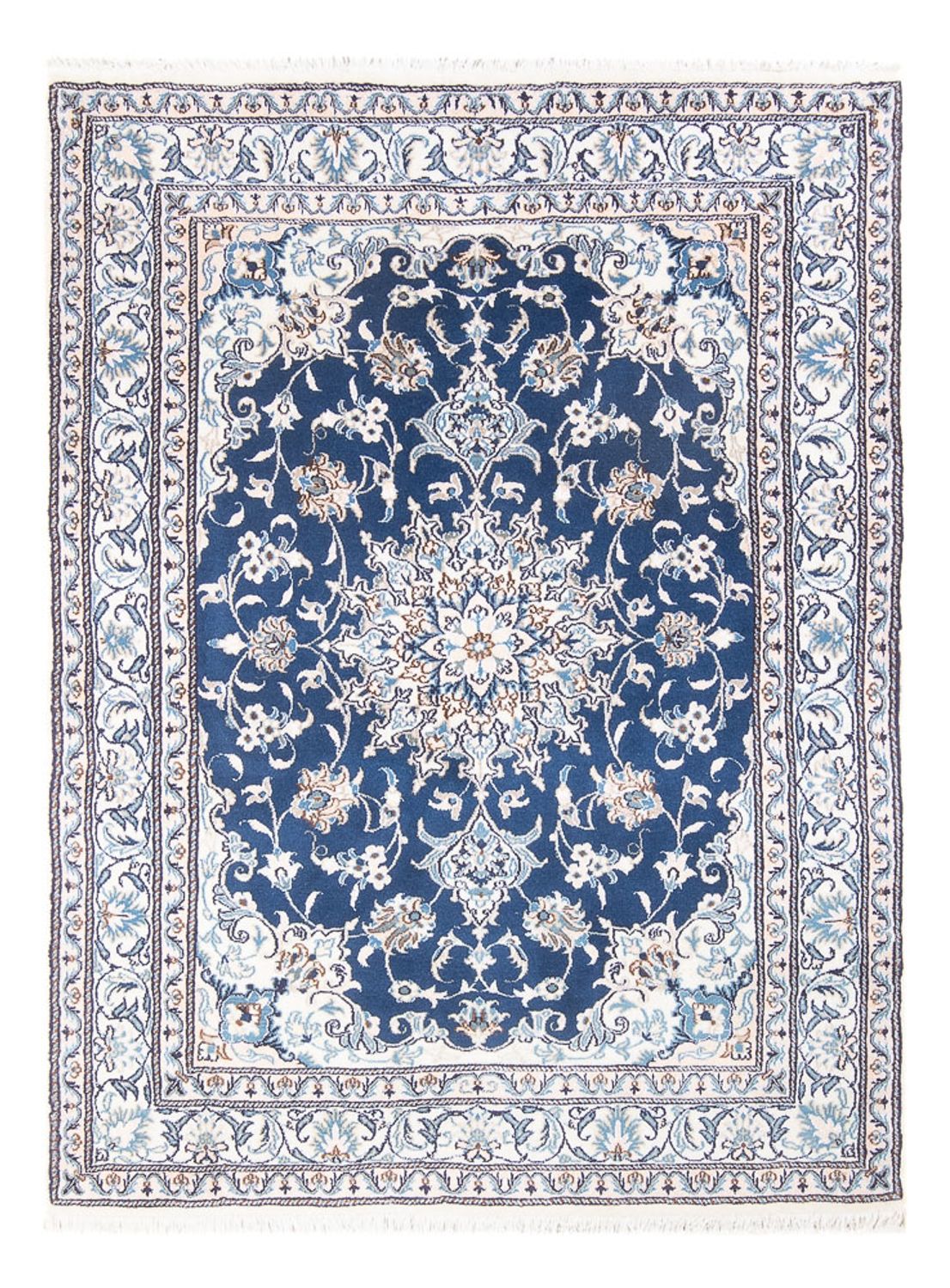 Perserteppich - Nain - Royal - 202 x 149 cm - blau
