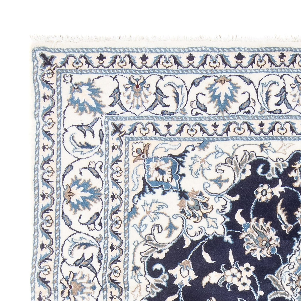 Perserteppich - Nain - Royal - 200 x 147 cm - dunkelblau