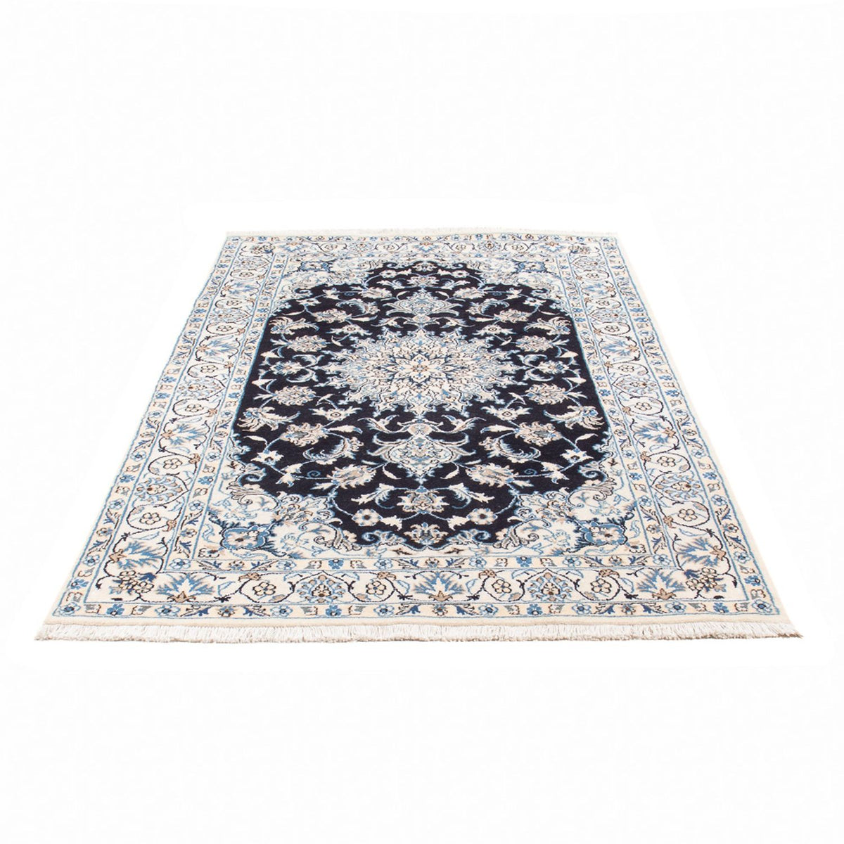 Perserteppich - Nain - 228 x 172 cm - dunkelblau