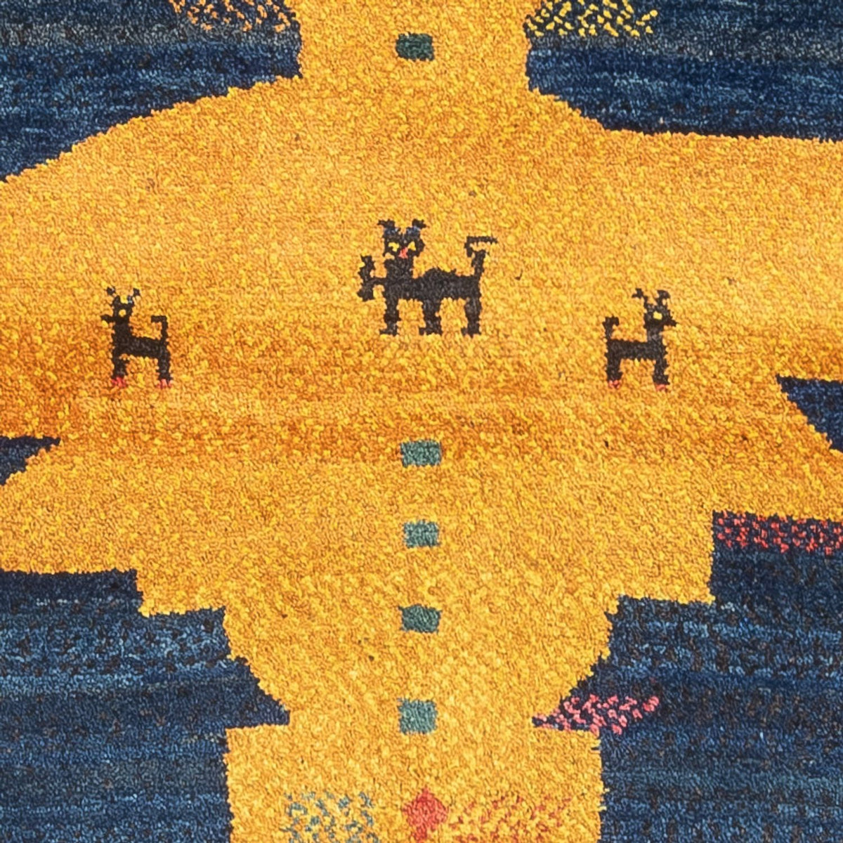 Läufer Gabbeh - Perser - 230 x 85 cm - mehrfarbig