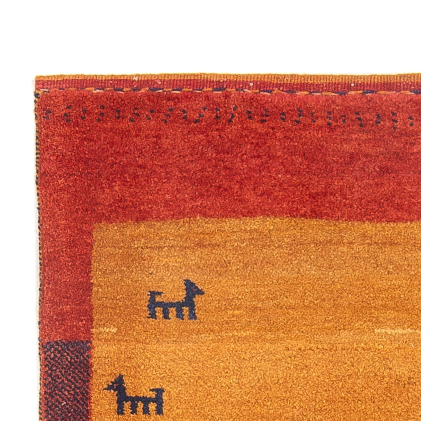 Gabbeh Persisch Teppich 216x82cm - Perserteppich Wollteppich