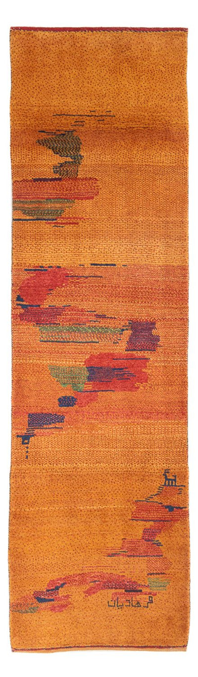 Gabbeh Persisch Teppich 83x285cm - Perserteppich Wollteppich