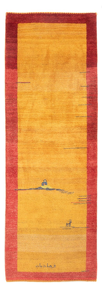 Gabbeh Persisch Teppich 70x215cm - Perserteppich Wollteppich