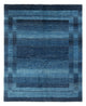 Gabbeh Teppich - Loribaft Perser - 225 x 186 cm - seeblau