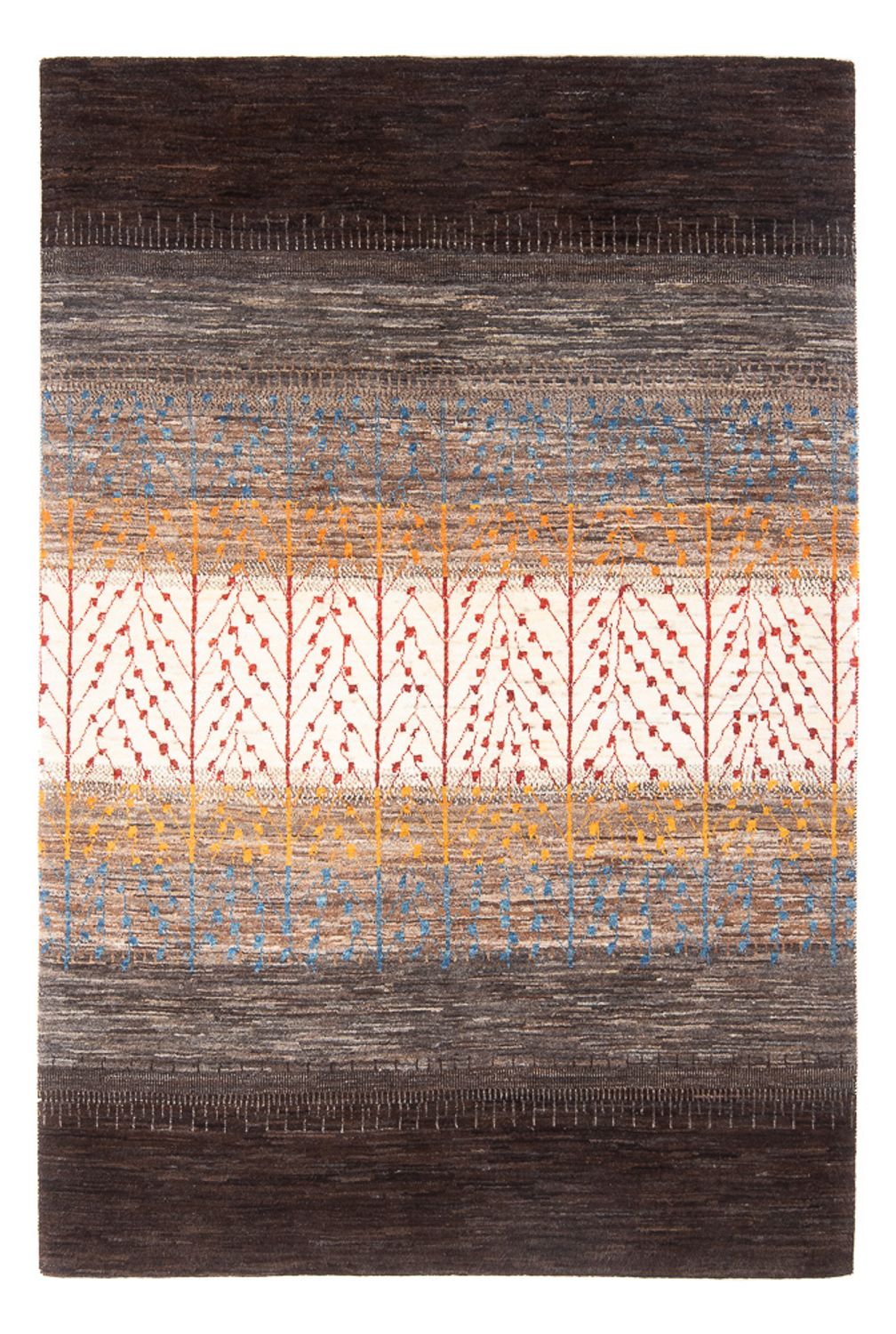 Gabbeh Teppich - Loribaft Perser - 218 x 154 cm - mehrfarbig