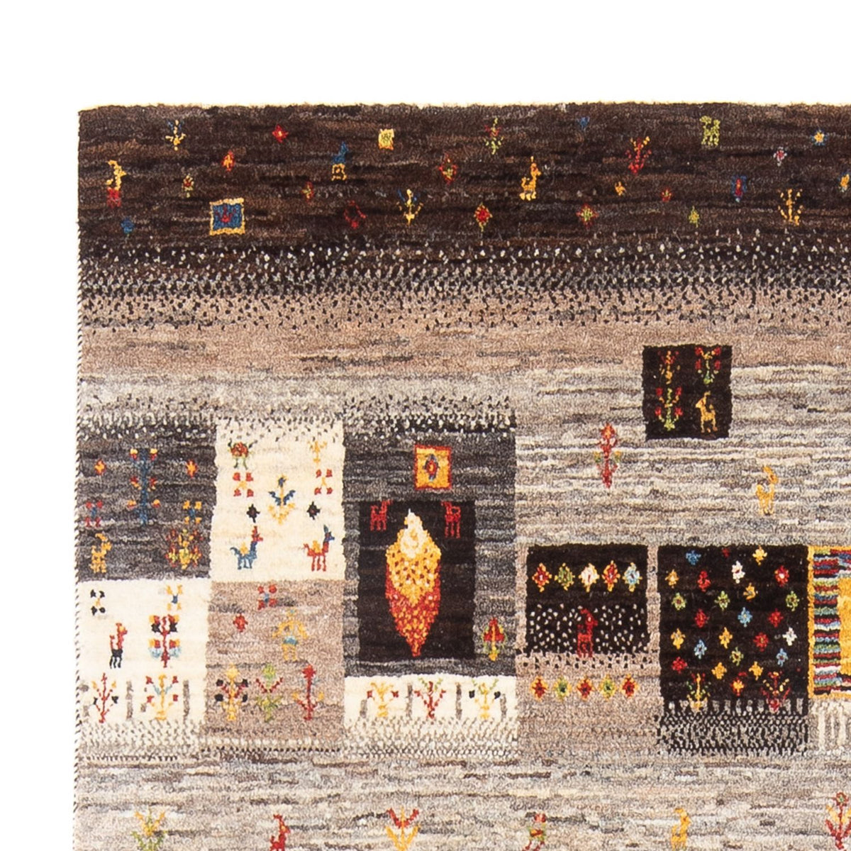 Gabbeh Teppich - Loribaft Perser - 196 x 131 cm - mehrfarbig