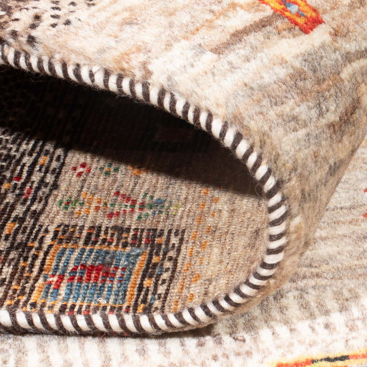 Gabbeh Teppich - Loribaft Perser - 196 x 131 cm - mehrfarbig