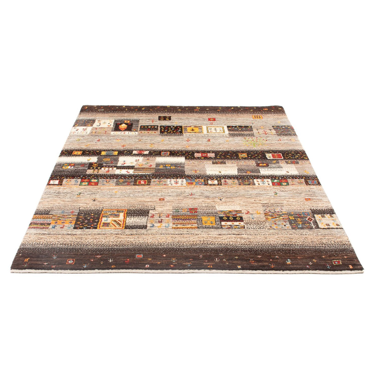 Gabbeh Teppich - Loribaft Perser - 196 x 131 cm - mehrfarbig