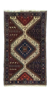 Perserteppich - Nomadic 190 x 100 cm - blau