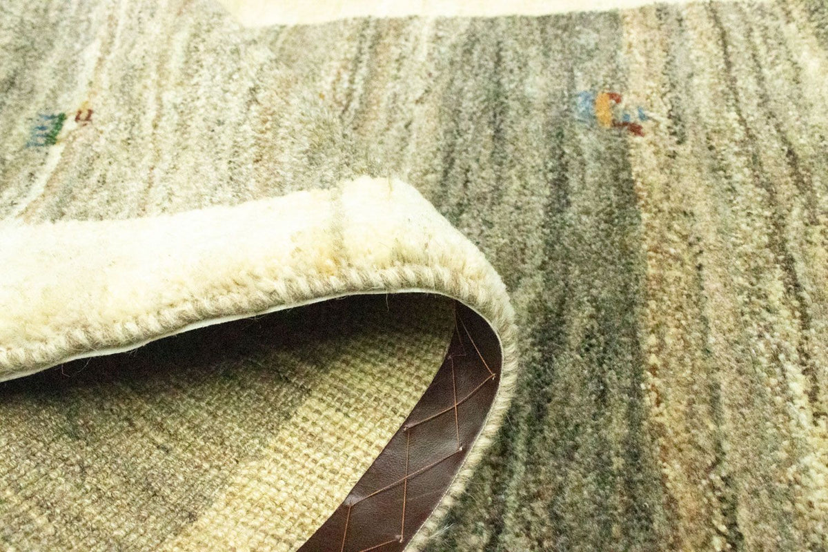 Gabbeh Teppich - Perser 229 x 82 cm - grau