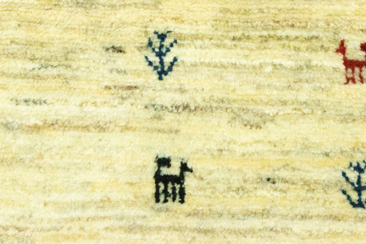 Gabbeh Teppich - Perser 219 x 75 cm - beige