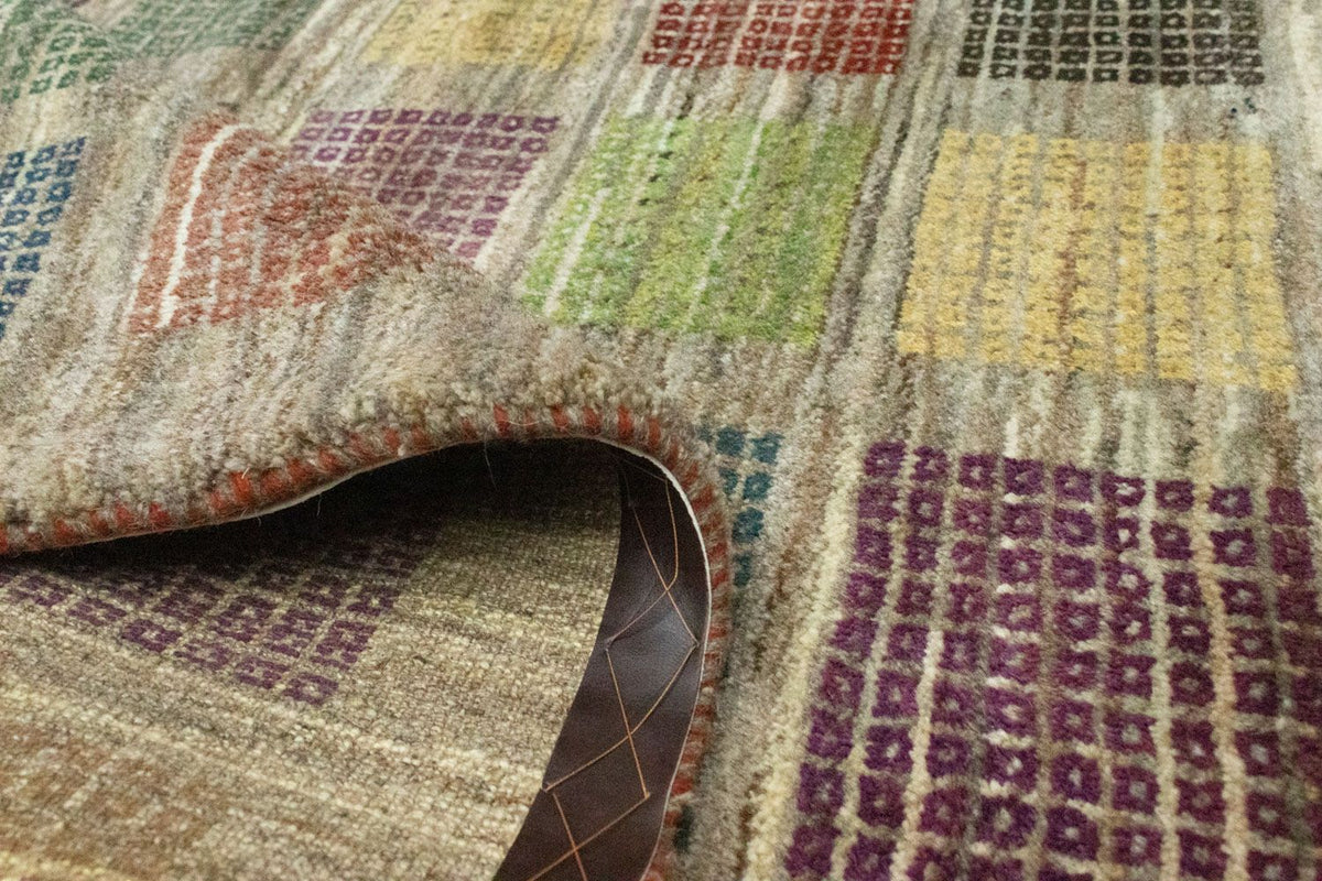 Gabbeh Teppich - Perser 137 x 102 cm - grau