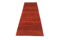 Gabbeh Teppich - Loribaft Indus 266 x 70 cm - rot