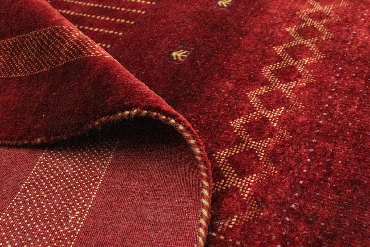 Gabbeh Teppich - Indus 291 x 204 cm - rot