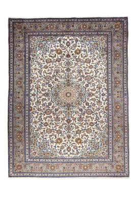 Perserteppich - Keshan 398 x 300 cm - beige