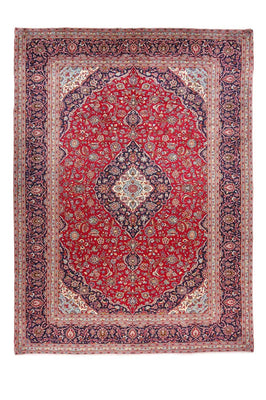 Perserteppich - Keshan 398 x 293 cm - rot