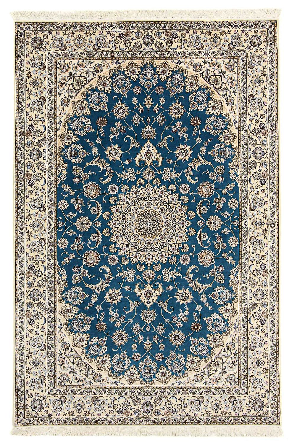 Perserteppich - Nain - Premium 236 x 154 cm Teppich Wohnzimmer