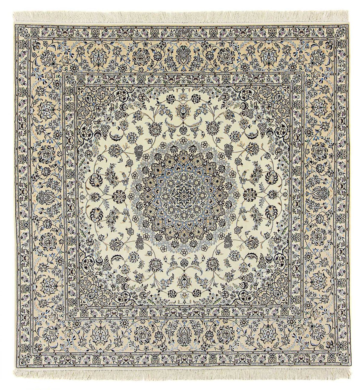 Perserteppich - Nain - Premium 205 x 205 cm Teppich Quadratisch