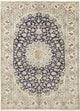 Perserteppich - Nain - Royal - 296 x 203 cm - dunkelblau