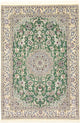 Perserteppich - Nain - Royal - 198 x 130 cm - grün
