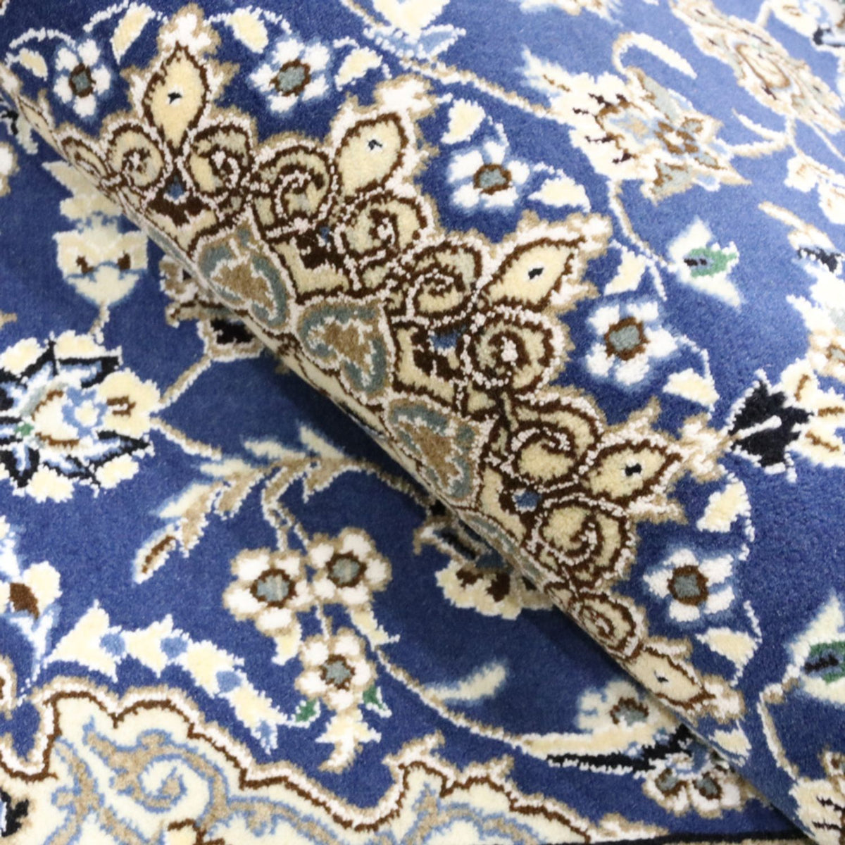 Perserteppich - Nain - Royal - 179 x 117 cm - blau