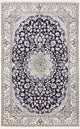 Perserteppich - Nain - Royal - 204 x 128 cm - dunkelblau
