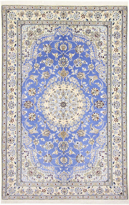 Perserteppich - Nain - Royal - 248 x 158 cm - blau
